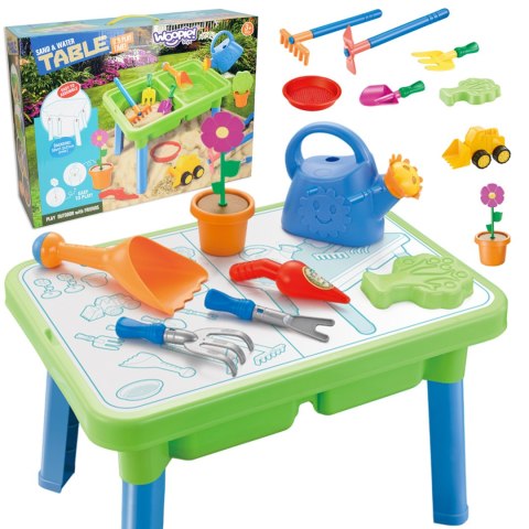 WOOPIE Stolik Wodny 2w1 Piaskownica 13 Akc. WOOPIE Stolik Wodny 2w1 Piaskownica 13 Akc.