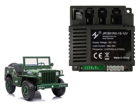 LEAN CARS Centralka moduł JR1801RX-1S-12V do pojazdu JH101