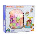 LEAN Toys Chodzik Edukacyjny Stolik Panel Interaktywny Stolik 5w1 Różowy