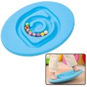 LEAN Toys Deska Równoważąca Sensoryczna Dla Dzieci Piłeczki Kauczukowe 5szt Niebieska