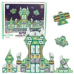 LEAN Toys Klocki Magnetyczne Kosmos Stacja Kosmiczna 4D 108el
