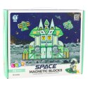 LEAN Toys Klocki Magnetyczne Kosmos Stacja Kosmiczna 4D 66el