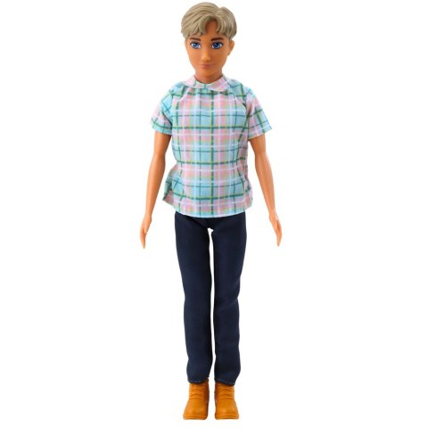 LEAN Toys Lalka Anlily Chłopak Akcesoria Walizka Selfie Stick Okulary Butelka LEAN Toys Lalka Anlily Chłopak Akcesoria Walizka Selfie Stick Okulary Butelka