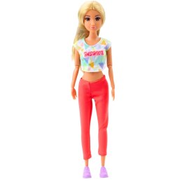 LEAN Toys Lalka Anlily Joga Mata Do Ćwiczeń Torba Bidon Ruchome Kończyny