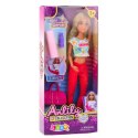 LEAN Toys Lalka Anlily Joga Mata Do Ćwiczeń Torba Bidon Ruchome Kończyny