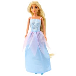 LEAN Toys Lalka Anlily Suknia Balowa Długie Włosy Do Stylizacji Lokówka Spinki