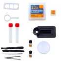 LEAN Toys Mikroskop Edukacyjny LED Powiększenie 1200x Zestaw Naukowy Akcesoria