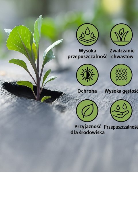 LEAN Trike Agrotkanina czarna 1,1x50m UV 135g antychwastowa agrowłóknina + kotwy LEAN Trike Agrotkanina czarna 1,1x50m UV 135g antychwastowa agrowłóknina + kotwy
