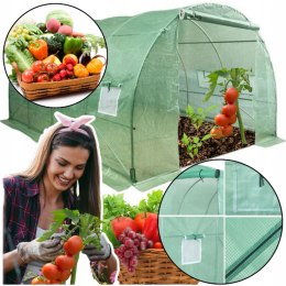 LEAN Tunel Foliowy Ogrodowy Szklarnia 4,5x2x2m Folia 9m² UV-4 Premium