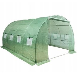 LEAN Tunel Foliowy Ogrodowy Szklarnia 4,5x2x2m Folia 9m² UV-4 Premium