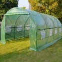 LEAN Tunel Foliowy Ogrodowy Szklarnia 4,5x2x2m Folia 9m² UV-4 Premium