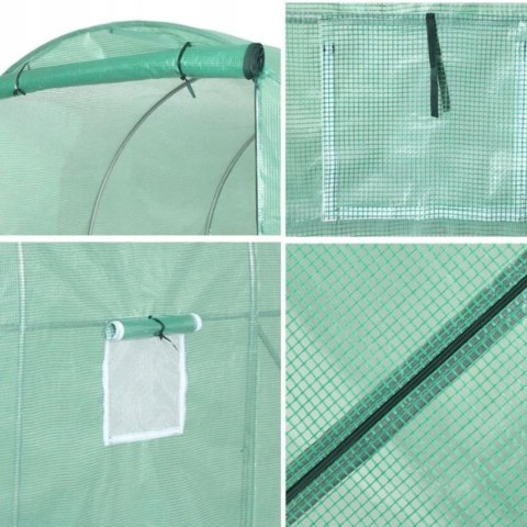 LEAN Tunel Foliowy Ogrodowy Szklarnia 4,5x2x2m Folia 9m² UV-4 Premium LEAN Tunel Foliowy Ogrodowy Szklarnia 4,5x2x2m Folia 9m² UV-4 Premium