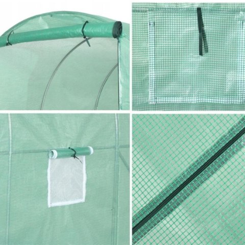 LEAN Tunel Foliowy Ogrodowy Szklarnia 6x3x2m Folia 18m² UV-4 Premium LEAN Tunel Foliowy Ogrodowy Szklarnia 6x3x2m Folia 18m² UV-4 Premium