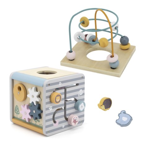 VIGA PolarB Activity Box Drewniane Edukacyjne Centrum Gier 5w1 kostka VIGA PolarB Activity Box Drewniane Edukacyjne Centrum Gier 5w1 kostka