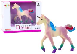 LEAN TOYS Figurka Kolekcjonerska Mały Jednorożec Fioletowy 8 CM