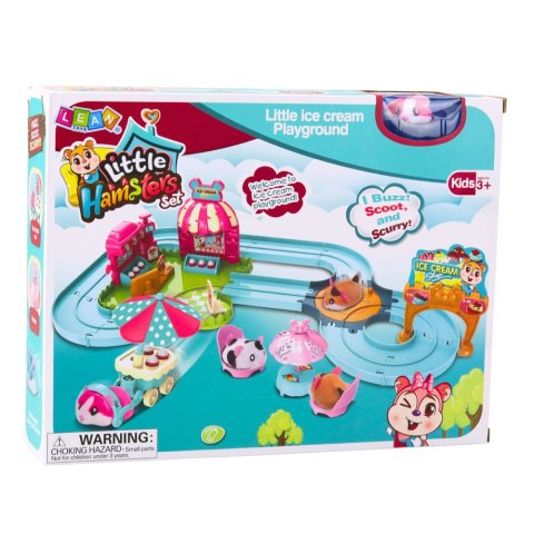 LEAN Toys Interaktywny Tor Dla Chomika Lodziarnia Kawiarnia Chomik Na Baterie LEAN Toys Interaktywny Tor Dla Chomika Lodziarnia Kawiarnia Chomik Na Baterie