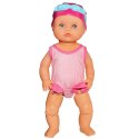 LEAN Toys Lalka Bobas Pływająca Do Kąpieli Porusza Kończynami Różowy Strój