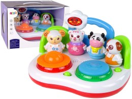LEAN Toys Muzyczna Gra DJ Ze Zwierzętami Światła Dźwięk