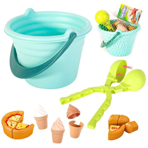 WOOPIE Zestaw do Piasku FUN ICE CREAM Lody 2w1 Fabryka Śnieżek 15 el. WOOPIE Zestaw do Piasku FUN ICE CREAM Lody 2w1 Fabryka Śnieżek 15 el.