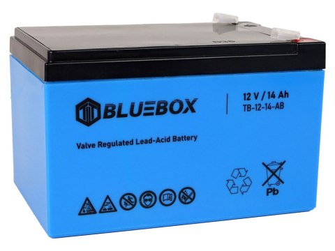 LEAN CARS BLUEBOX Akumulator Żelowy VRLA AGM 12V14Ah Do Auta Na Akumulator