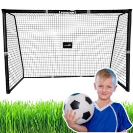 LEAN Sport Bramka Piłkarska Przenośna Dla Dzieci Metalowa 180x120x60cm