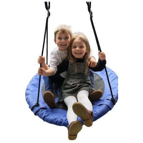 LEAN Sport Huśtawka Ogrodowa Bocianie Gniazdo Dla Dzieci Niebieska 80cm LEAN Sport Huśtawka Ogrodowa Bocianie Gniazdo Dla Dzieci Niebieska 80cm