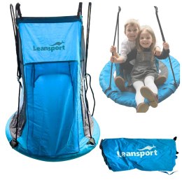 LEAN Sport Namiot do Huśtawki Bocianie Gniazdo Niebieski 90-100CM