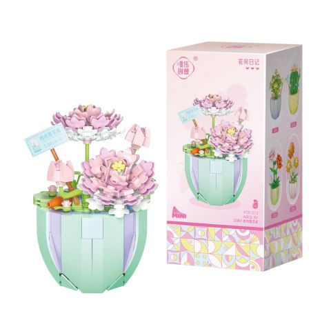 LEAN Toys Klocki Konstrukcyjne Kwiatki W Doniczkach Kolorowe 269-444 el. LEAN Toys Klocki Konstrukcyjne Kwiatki W Doniczkach Kolorowe 269-444 el.