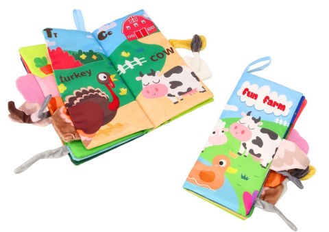 LEAN Toys Miękka Książeczka Edukacyjna Szeleszcząca Zwierzęta Domowe LEAN Toys Miękka Książeczka Edukacyjna Szeleszcząca Zwierzęta Domowe