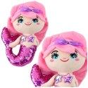 LEAN Toys Pluszowa Syrenka Przytulanka Ogon W Cekiny Różowo-Fioletowa 28cm LEAN Toys Pluszowa Syrenka Przytulanka Ogon W Cekiny Różowo-Fioletowa 28cm