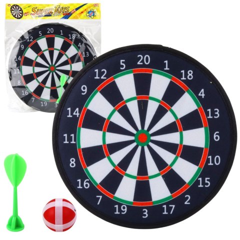 LEAN Toys Tarcza Do Gry W Dart Strzałka Piłka Gra Zręcznościowa Klasyczna LEAN Toys Tarcza Do Gry W Dart Strzałka Piłka Gra Zręcznościowa Klasyczna