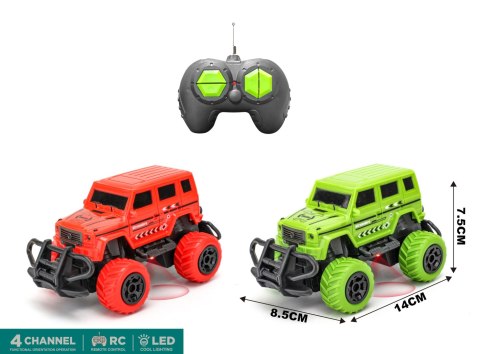 WOOPIE Samochód Zdalnie Sterowany RC Jeep Cross-Country LED WOOPIE Samochód Zdalnie Sterowany RC Jeep Cross-Country LED