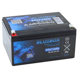 LEAN CARS BLUEBOX Akumulator Żelowy VRLA AGM 24V14Ah Do Auta Na Akumulator