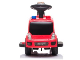 LEAN CARS Pojazd Jeździk Straż Pożarna Armatka Bańki Mydlane Dźwięki Koguty Podpórka Na Akumulator
