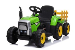 LEAN CARS Traktor na Akumulator z Przyczepą XMX611 Zielony