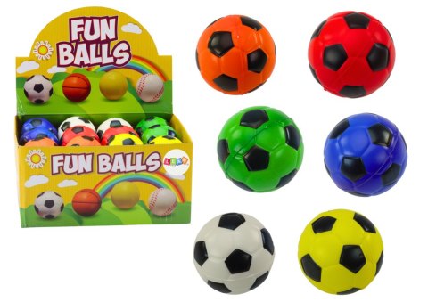 LEAN TOYS Mała Piłeczka Miękka Piankowa Football 5,5cm LEAN TOYS Mała Piłeczka Miękka Piankowa Football 5,5cm