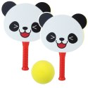 LEAN TOYS Paletki Paletki Do Gry Odbijania Miękkie Piankowe Panda