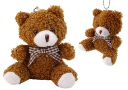 LEAN TOYS Pluszowy Brązowy Mały Miś Przytulanka Maskotka Breloczek 10cm