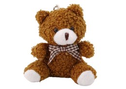 LEAN TOYS Pluszowy Brązowy Mały Miś Przytulanka Maskotka Breloczek 10cm