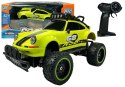 LEAN Toys Auto Zdalnie Sterowane R/C Beetle Zielone 6.5 km/h 2.4G