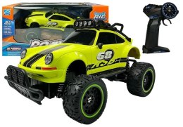 LEAN Toys Auto Zdalnie Sterowane R/C Beetle Zielone 6.5 km/h 2.4G