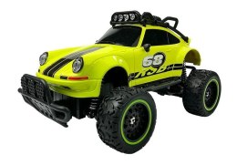 LEAN Toys Auto Zdalnie Sterowane R/C Beetle Zielone 6.5 km/h 2.4G
