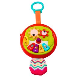 LEAN Toys Interaktywna Sowa Zawieszka Ruchome Elementy Pianinko Szeleszczący Ogon