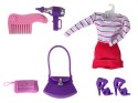 LEAN Toys Lalka Lucy W Ciąży Zestaw Akcesoria XXL