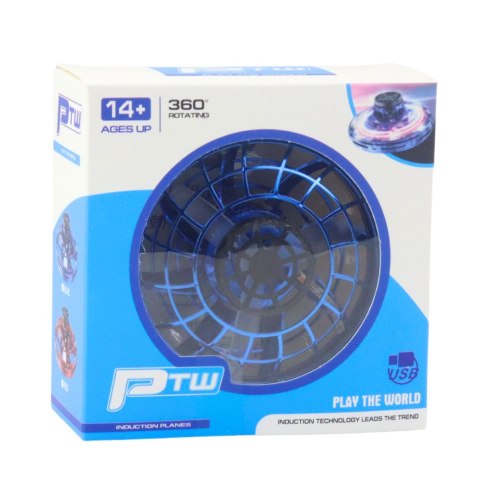 LEAN Toys Latający Krążek Dysk UFO Do Rzucania Światła LED Żyroskop Niebieski LEAN Toys Latający Krążek Dysk UFO Do Rzucania Światła LED Żyroskop Niebieski