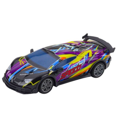 LEAN Toys Samochód Sportowy Zdalnie Sterowany RC Światła LED Fioletowy 1:22 LEAN Toys Samochód Sportowy Zdalnie Sterowany RC Światła LED Fioletowy 1:22
