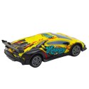 LEAN Toys Samochód Sportowy Zdalnie Sterowany RC Światła LED Żółty 1:22