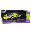 LEAN Toys Samochód Sportowy Zdalnie Sterowany RC Światła LED Żółty 1:22