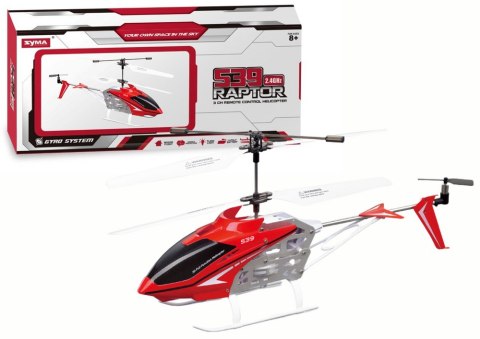 LEAN Toys Zdalnie Sterowany Helikopter S39-1 SYMA Czerwony