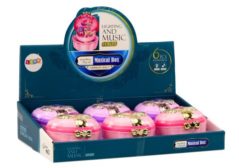 LEAN Toys Zestaw Kuferek Szkatułka Serduszko Pudełko Na Biżuterię Akcesoria MIX LEAN Toys Zestaw Kuferek Szkatułka Serduszko Pudełko Na Biżuterię Akcesoria MIX